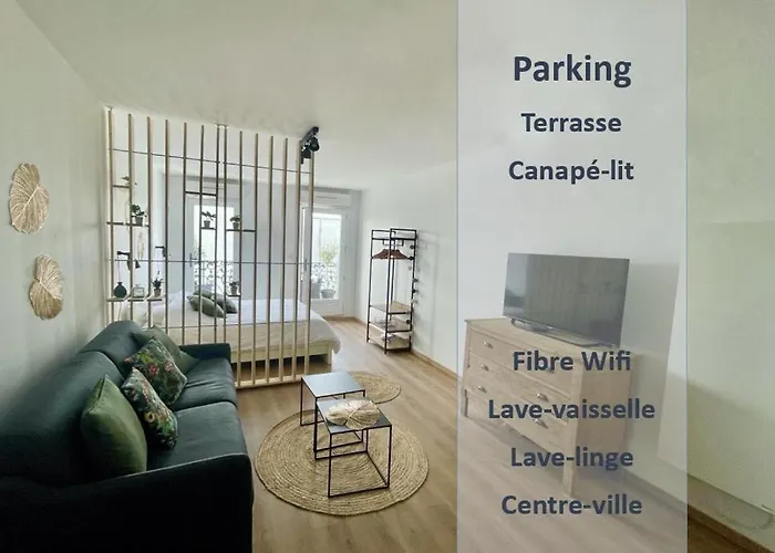 Alp Chartres - Grand Studio Avec Terrasse Et Parking